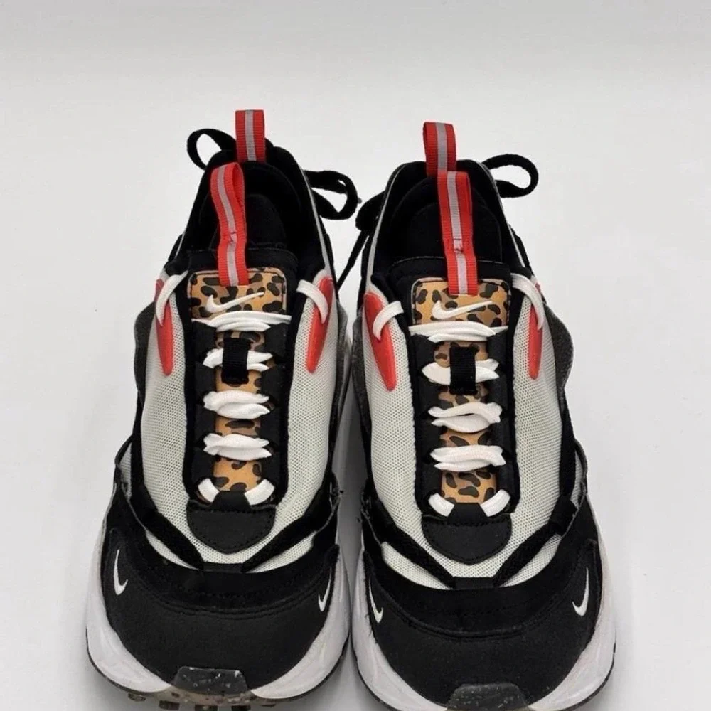 Nike Air Max Furyosa Leopard W Size 9 Red Black Running Shoe DH5104-002
